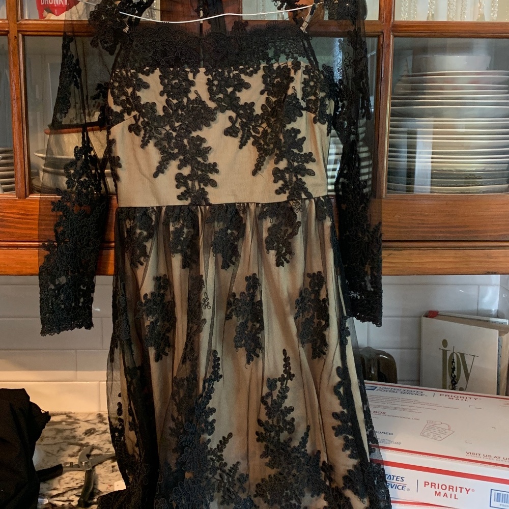 Jealous tomato fully lined lace dress.‎ Worn once